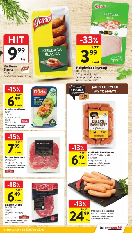 Intermarche - gazetka promocyjna Gazetka od czwartku 17.07 do środy 23.07 - strona 18