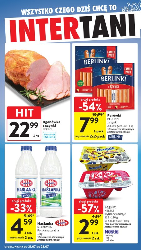 Intermarche - gazetka promocyjna Gazetka od czwartku 17.07 do środy 23.07 - strona 39