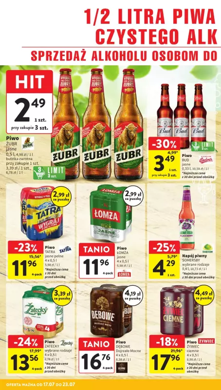 Intermarche - gazetka promocyjna Gazetka od czwartku 17.07 do środy 23.07 - strona 33