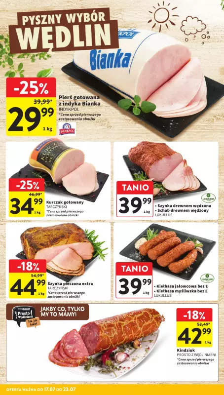 Intermarche - gazetka promocyjna Gazetka od czwartku 17.07 do środy 23.07 - strona 17