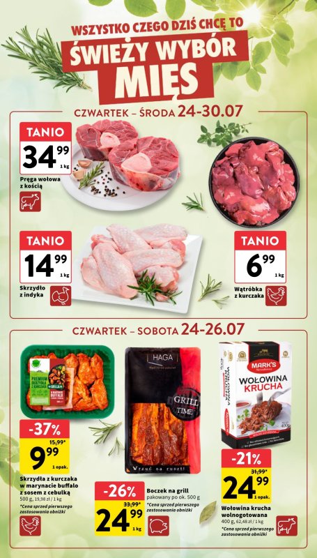 Intermarche - gazetka promocyjna Gazetka od czwartku 24.07 do środy 30.07 - strona 12