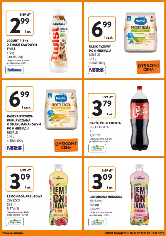 Intermarche - gazetka promocyjna Nowa niższa cena od poniedziałku 21.07 do niedzieli 17.08 - strona 3