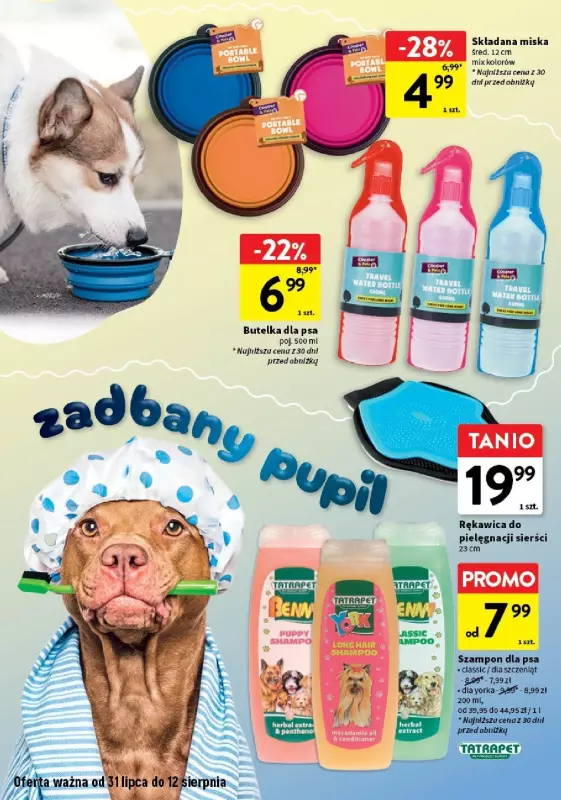 Intermarche - gazetka promocyjna Z miłości do pupila!  do wtorku 12.08 - strona 4