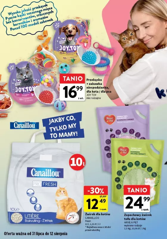 Intermarche - gazetka promocyjna Z miłości do pupila!  do wtorku 12.08 - strona 10
