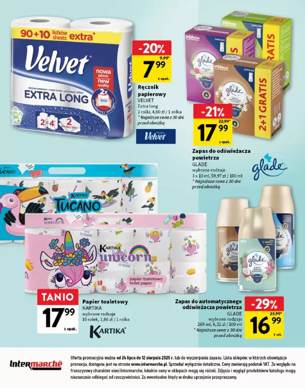 Intermarche - gazetka promocyjna Okazje pierwsza klasa  do wtorku 12.08 - strona 20