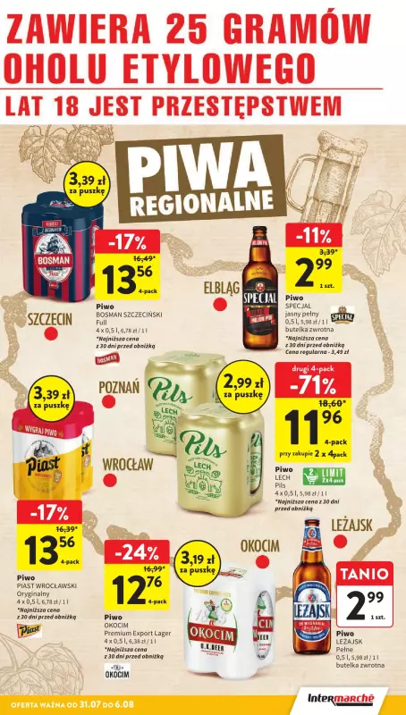 Intermarche - gazetka promocyjna Gazetka  do środy 06.08 - strona 33