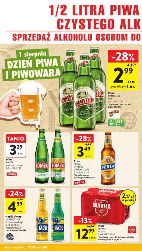 Intermarche - gazetka promocyjna Gazetka  do środy 06.08 - strona 32