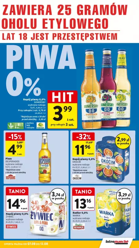 Intermarche - gazetka promocyjna Gazetka od czwartku 07.08 do wtorku 12.08 - strona 29