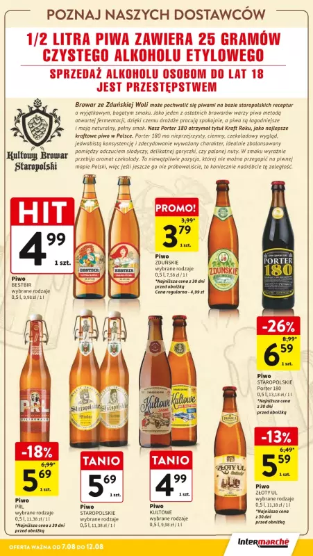 Intermarche - gazetka promocyjna Gazetka od czwartku 07.08 do wtorku 12.08 - strona 27