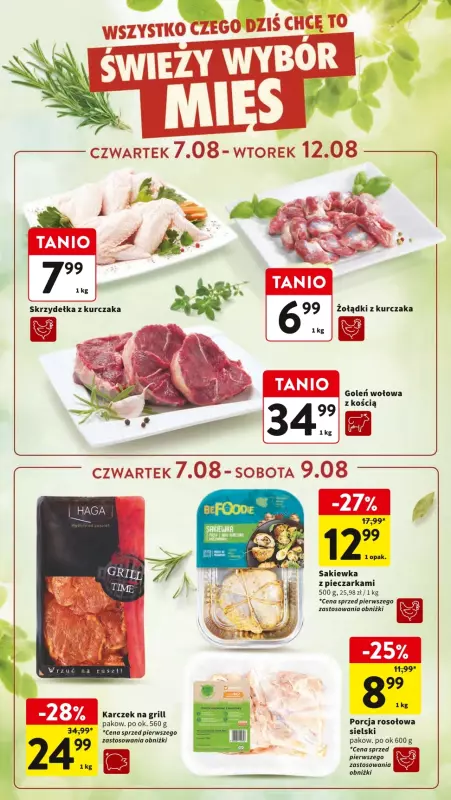 Intermarche - gazetka promocyjna Gazetka od czwartku 07.08 do wtorku 12.08 - strona 12