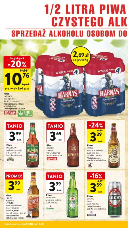 Intermarche - gazetka promocyjna Gazetka od czwartku 07.08 do wtorku 12.08 - strona 28