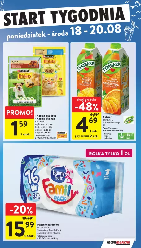 Intermarche - gazetka promocyjna Gazetka od środy 13.08 do środy 20.08 - strona 45