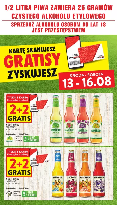 Intermarche - gazetka promocyjna Gazetka  do środy 20.08 - strona 15