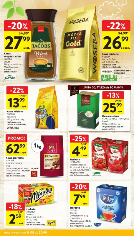 Intermarche - gazetka promocyjna Gazetka od środy 13.08 do środy 20.08 - strona 32