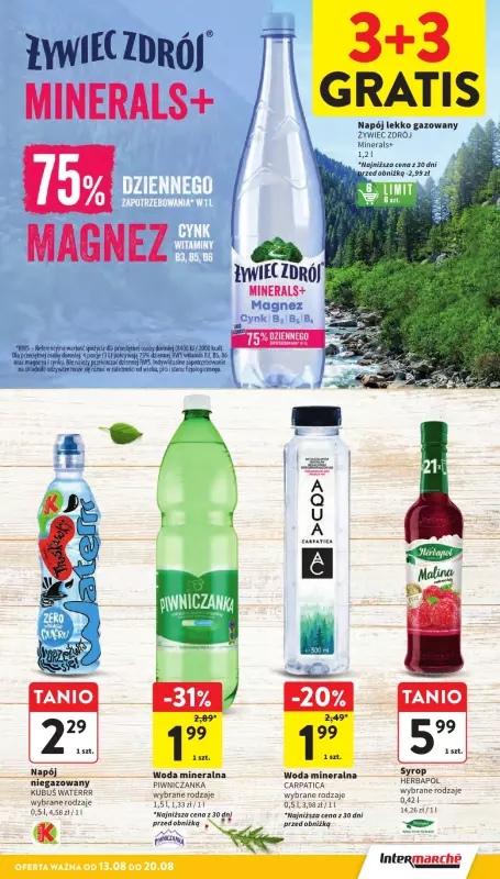 Intermarche - gazetka promocyjna Gazetka od środy 13.08 do środy 20.08 - strona 21