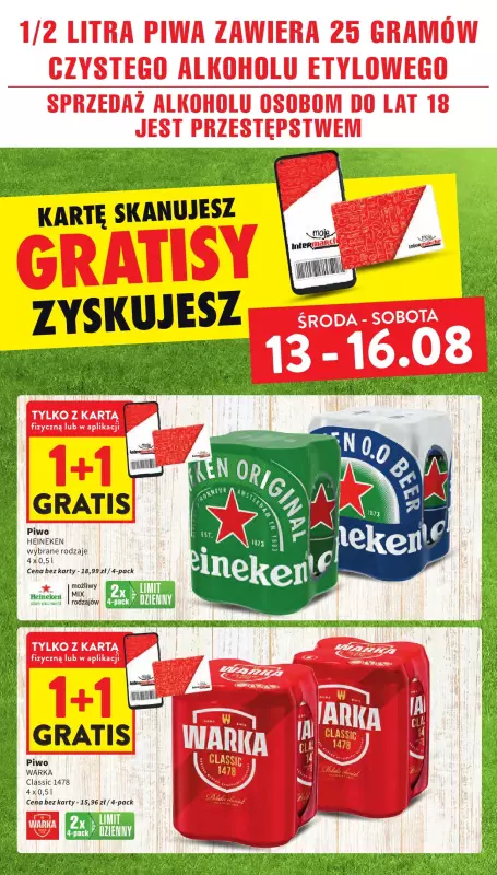 Intermarche - gazetka promocyjna Gazetka od środy 13.08 do środy 20.08 - strona 14