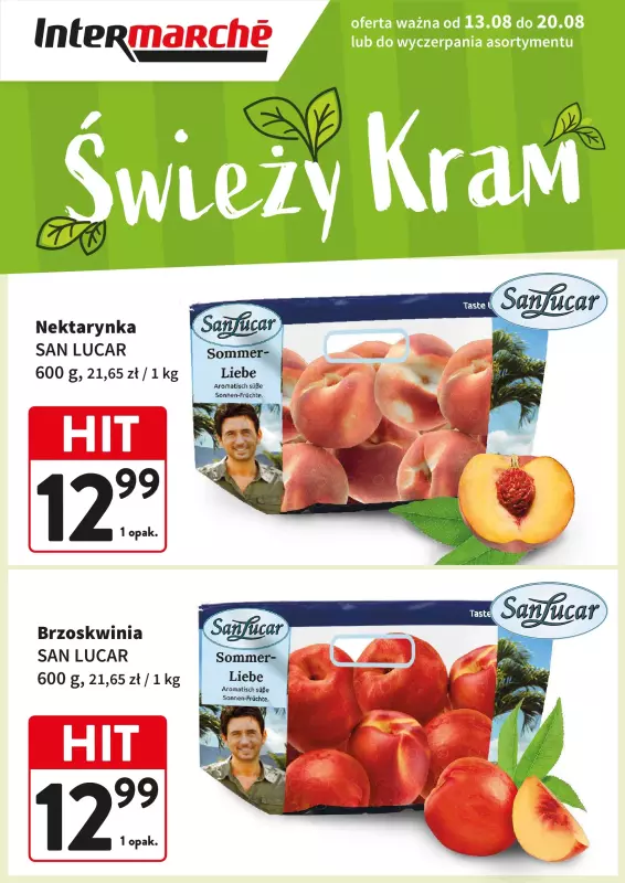 Intermarche - gazetka promocyjna Świeży kram od środy 13.08 do środy 20.08 - strona 2