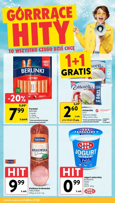 Intermarche - gazetka promocyjna Gazetka od czwartku 21.08 do środy 27.08 - strona 4