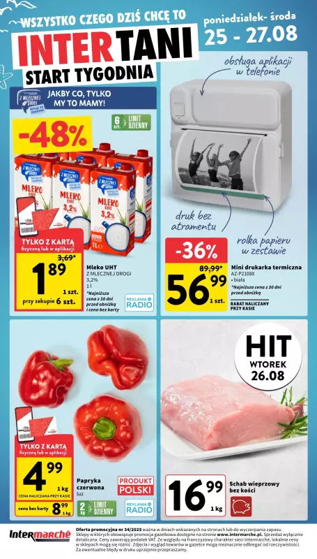 Intermarche - gazetka promocyjna Gazetka od czwartku 21.08 do środy 27.08 - strona 44