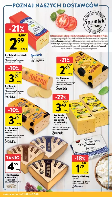 Intermarche - gazetka promocyjna Gazetka od czwartku 21.08 do środy 27.08 - strona 20