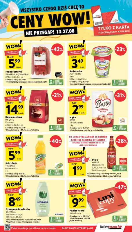Intermarche - gazetka promocyjna Gazetka od czwartku 21.08 do środy 27.08 - strona 8