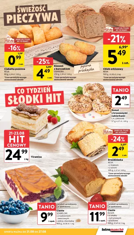 Intermarche - gazetka promocyjna Gazetka od czwartku 21.08 do środy 27.08 - strona 21