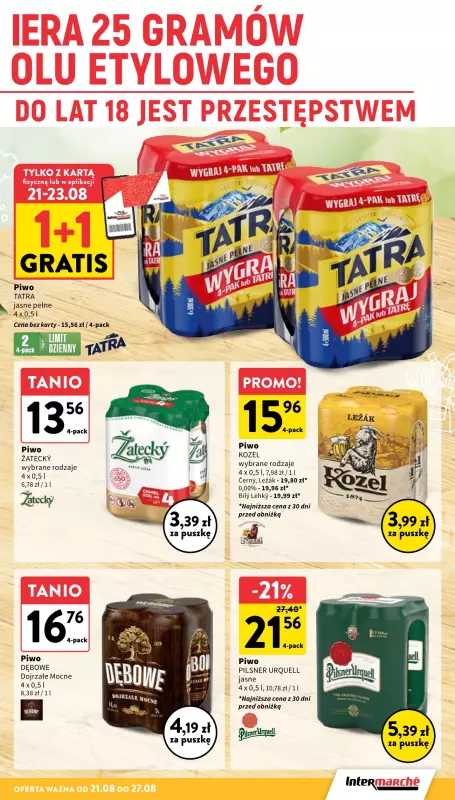 Intermarche - gazetka promocyjna Gazetka od czwartku 21.08 do środy 27.08 - strona 31