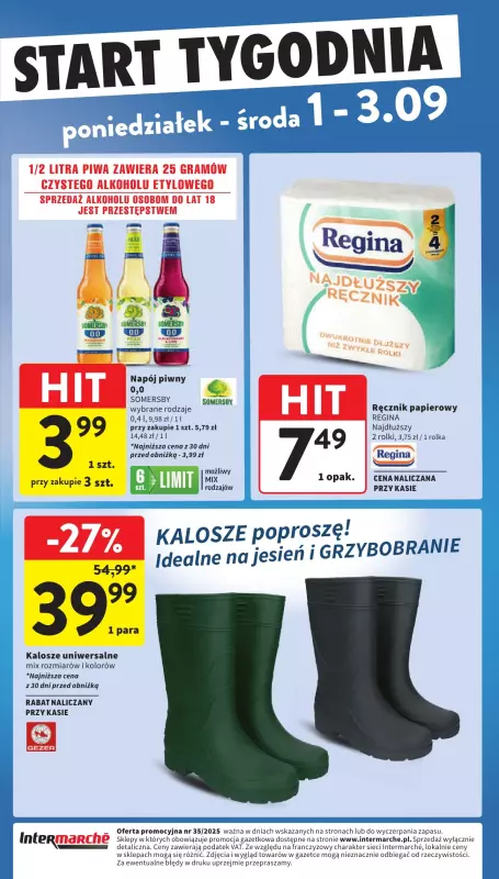 Intermarche - gazetka promocyjna Gazetka od czwartku 28.08 do środy 03.09 - strona 43