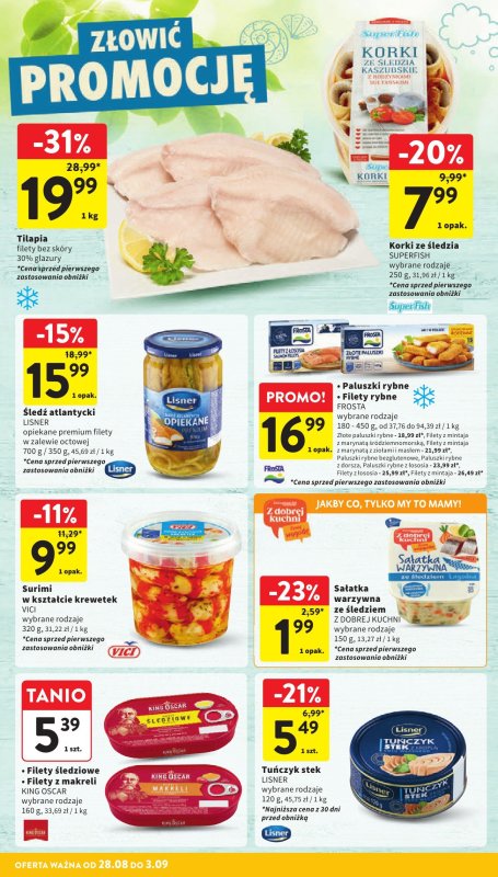 Intermarche - gazetka promocyjna Gazetka od czwartku 28.08 do środy 03.09 - strona 22