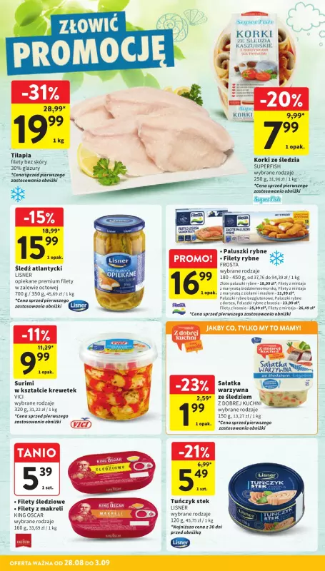 Intermarche - gazetka promocyjna Gazetka od czwartku 28.08 do środy 03.09 - strona 22