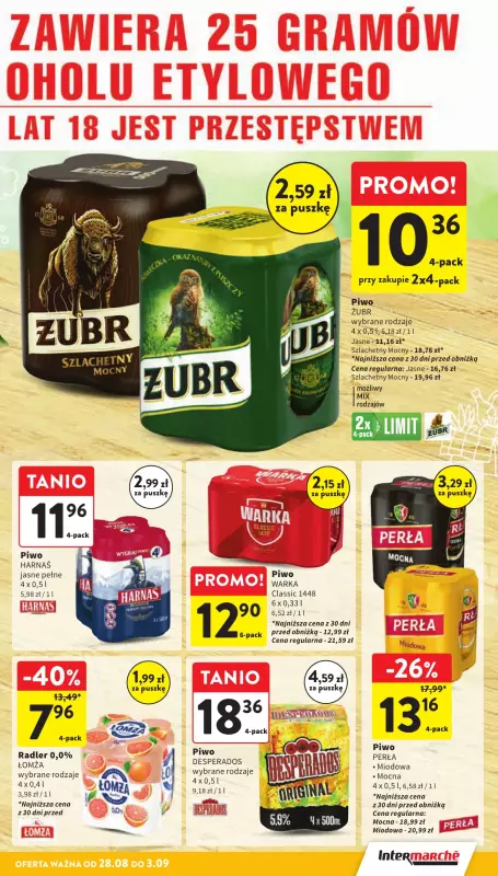 Intermarche - gazetka promocyjna Gazetka od czwartku 28.08 do środy 03.09 - strona 39