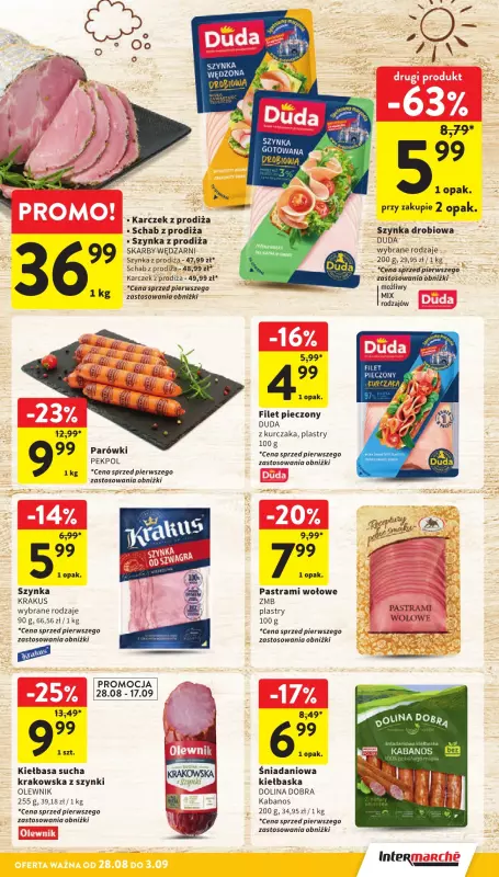 Intermarche - gazetka promocyjna Gazetka od czwartku 28.08 do środy 03.09 - strona 21
