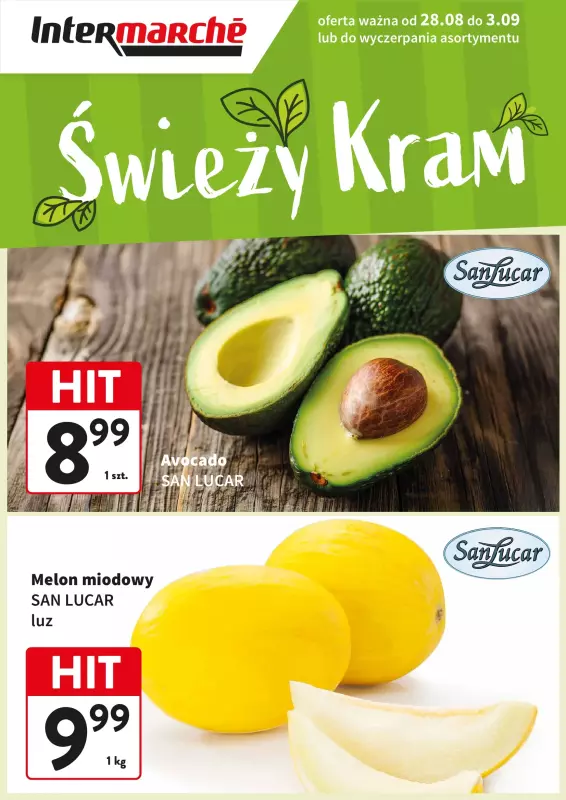 Intermarche - gazetka promocyjna Świeży kram  do środy 03.09 - strona 2