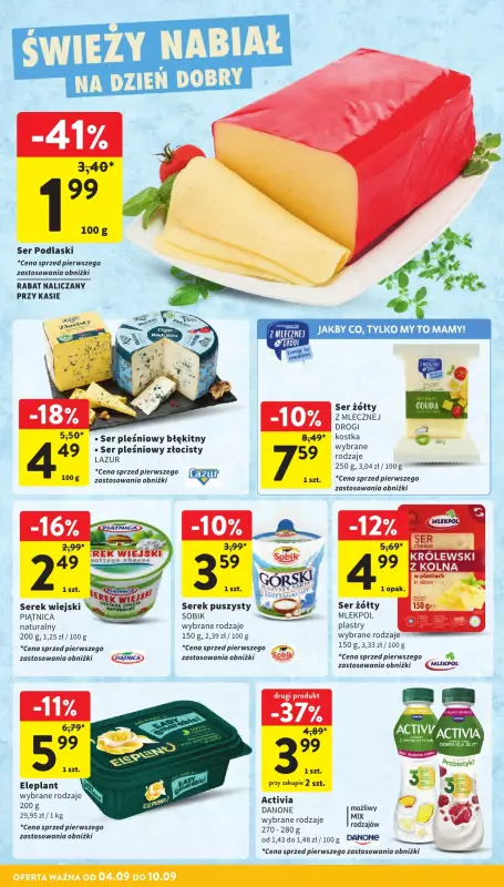 Intermarche - gazetka promocyjna Gazetka od czwartku 04.09 do środy 10.09 - strona 22