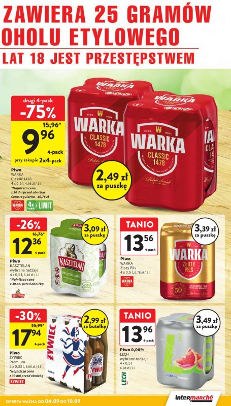 Intermarche - gazetka promocyjna Gazetka od czwartku 04.09 do środy 10.09 - strona 33