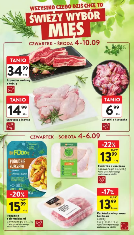 Intermarche - gazetka promocyjna Gazetka od czwartku 04.09 do środy 10.09 - strona 14