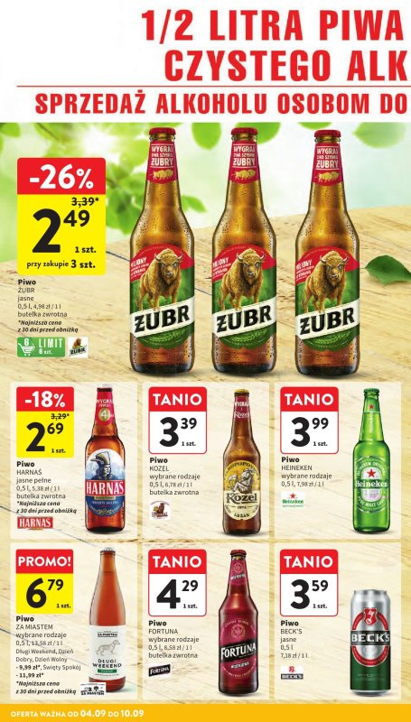 Intermarche - gazetka promocyjna Gazetka od czwartku 04.09 do środy 10.09 - strona 32