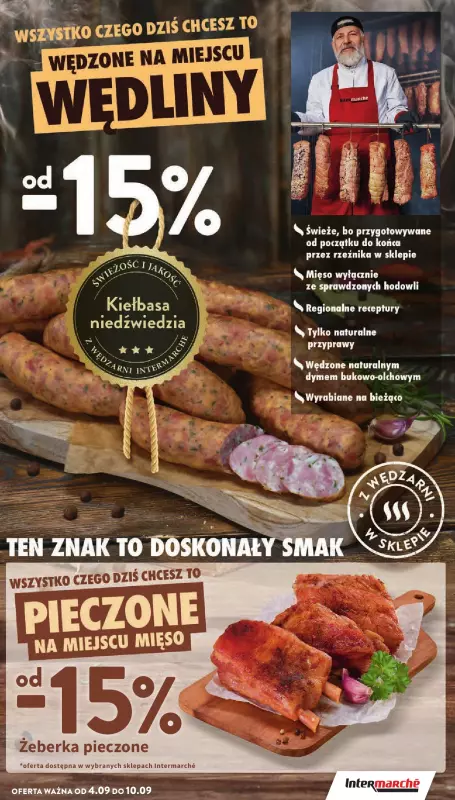 Intermarche - gazetka promocyjna Gazetka od czwartku 04.09 do środy 10.09 - strona 15