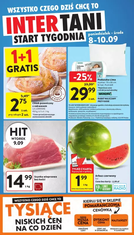 Intermarche - gazetka promocyjna Gazetka od czwartku 04.09 do środy 10.09 - strona 44