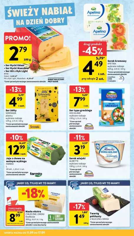 Intermarche - gazetka promocyjna Gazetka od czwartku 11.09 do środy 17.09 - strona 22
