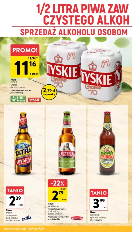 Intermarche - gazetka promocyjna Gazetka od czwartku 11.09 do środy 17.09 - strona 30