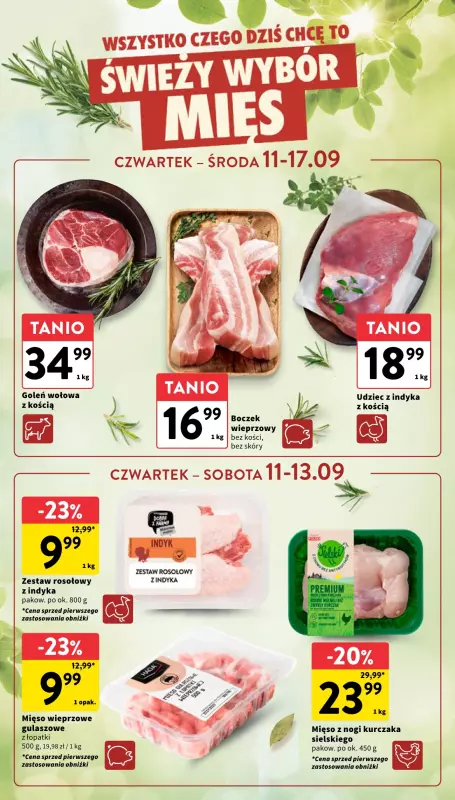 Intermarche - gazetka promocyjna Gazetka od czwartku 11.09 do środy 17.09 - strona 14