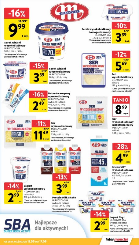 Intermarche - gazetka promocyjna Gazetka od czwartku 11.09 do środy 17.09 - strona 21