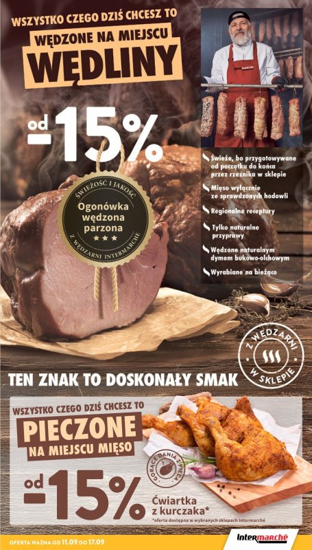 Intermarche - gazetka promocyjna Gazetka od czwartku 11.09 do środy 17.09 - strona 15
