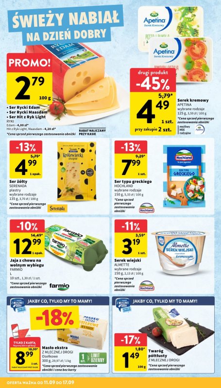 Intermarche - gazetka promocyjna Gazetka od czwartku 11.09 do środy 17.09 - strona 22
