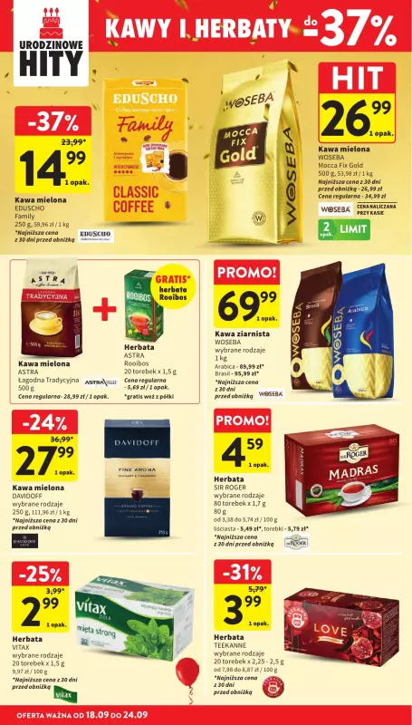 Intermarche - gazetka promocyjna Gazetka od czwartku 18.09 do środy 24.09 - strona 32