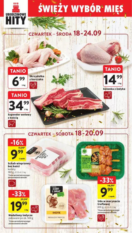 Intermarche - gazetka promocyjna Gazetka od czwartku 18.09 do środy 24.09 - strona 22