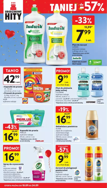 Intermarche - gazetka promocyjna Gazetka od czwartku 18.09 do środy 24.09 - strona 42
