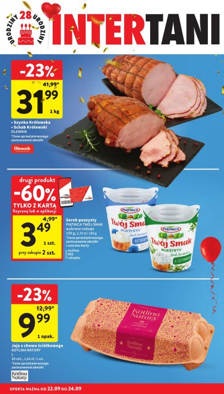 Intermarche - gazetka promocyjna Gazetka od czwartku 18.09 do środy 24.09 - strona 47