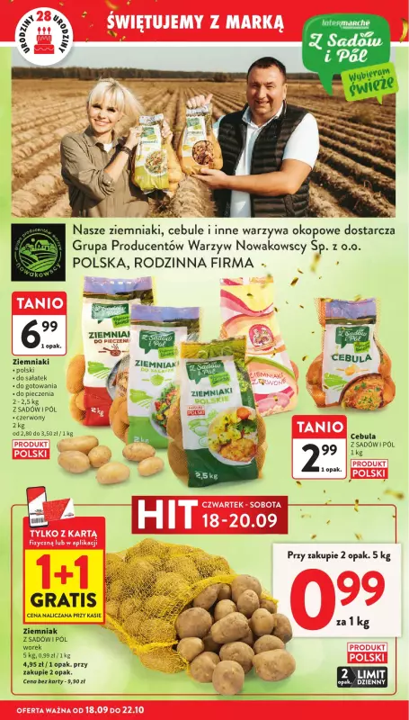 Intermarche - gazetka promocyjna Gazetka od czwartku 18.09 do środy 24.09 - strona 18